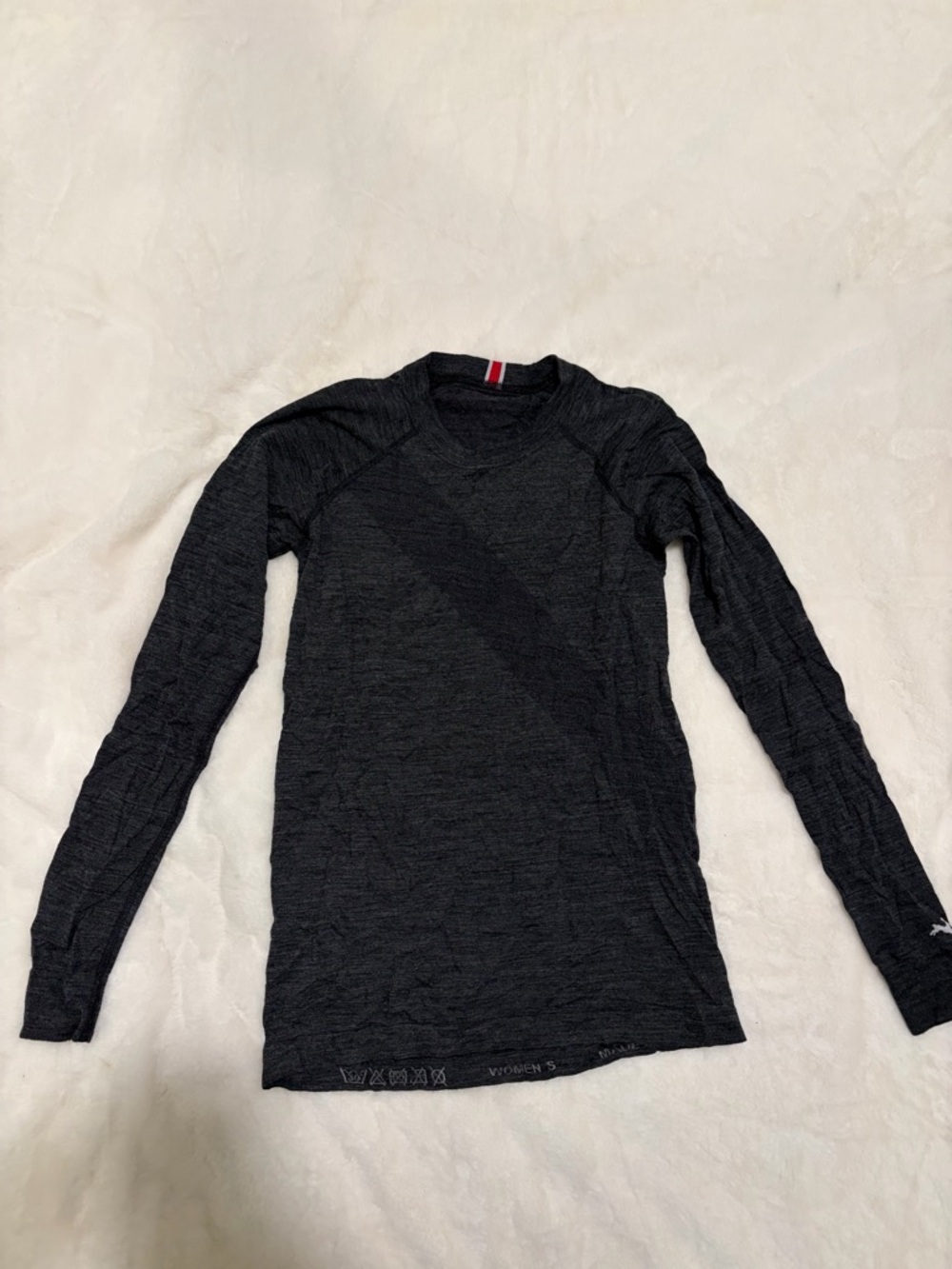 Women’s Tracksmith Brighton Base Layer - dark grey